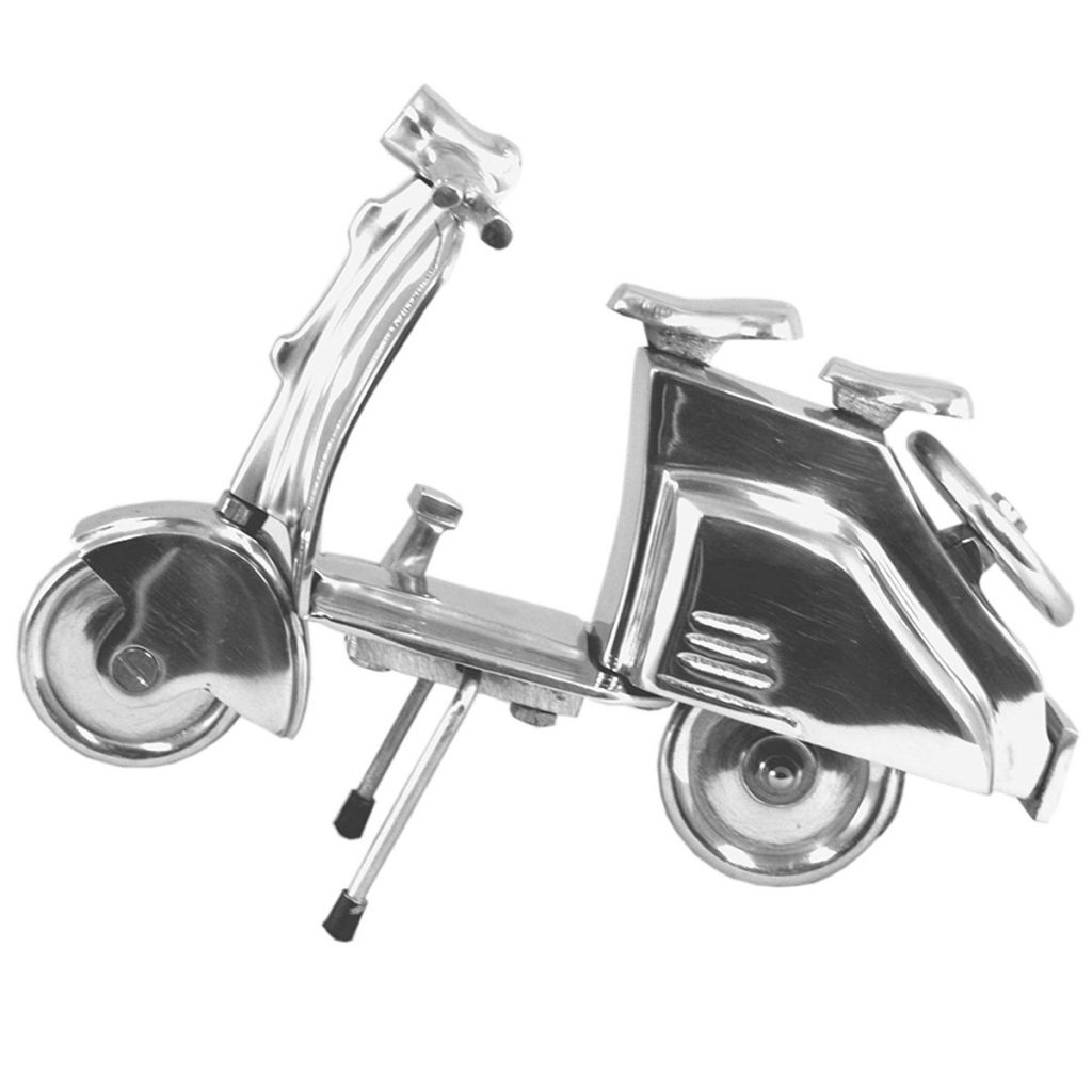 HV002 Vintage Retro Aluminium Scooter Ornament