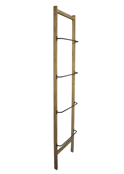 LK923_4 Ladder Towel Holder Wall Rail