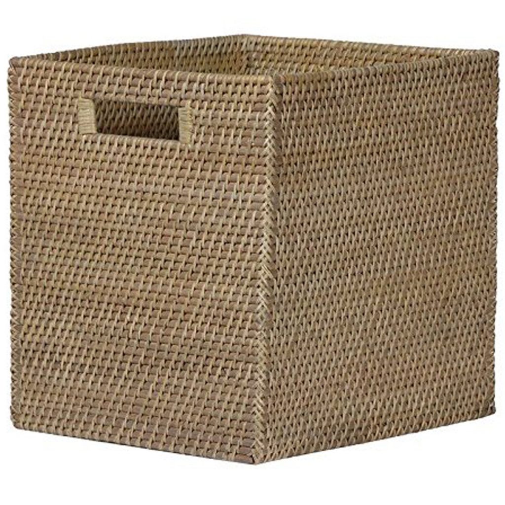 Sturdy Tan Rattan Wicker Woven Basket