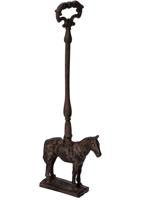 XHD012__ Horse Pony Cast Iron Doorstop