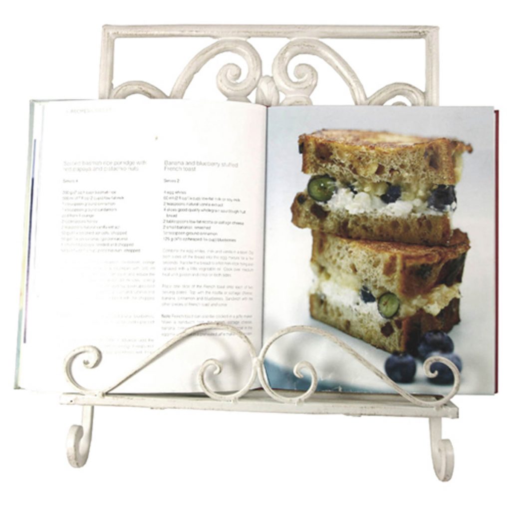 YF609-2-White-Metal-Recipe-Book-Stand-Holder