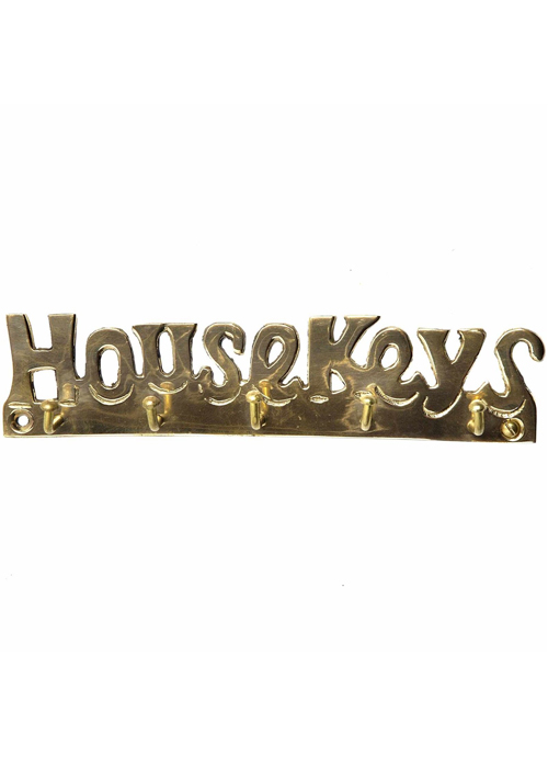 brass house keys hooks