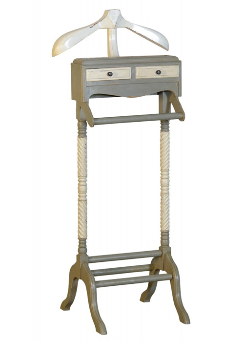 j2150-gywh Grey Wood Valet Stand