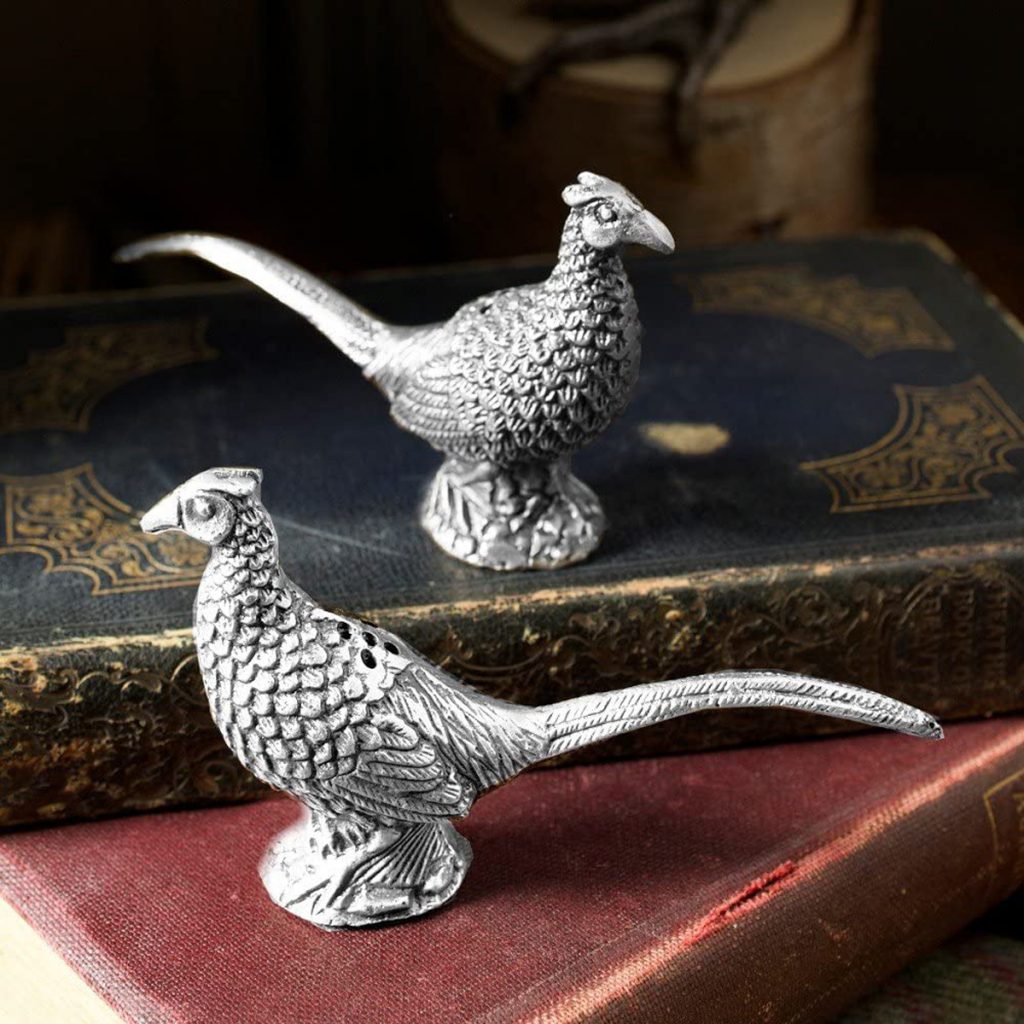 ph-cruet-nkl_1 Country Pheasant Bird Cruet Salt Pepper Set