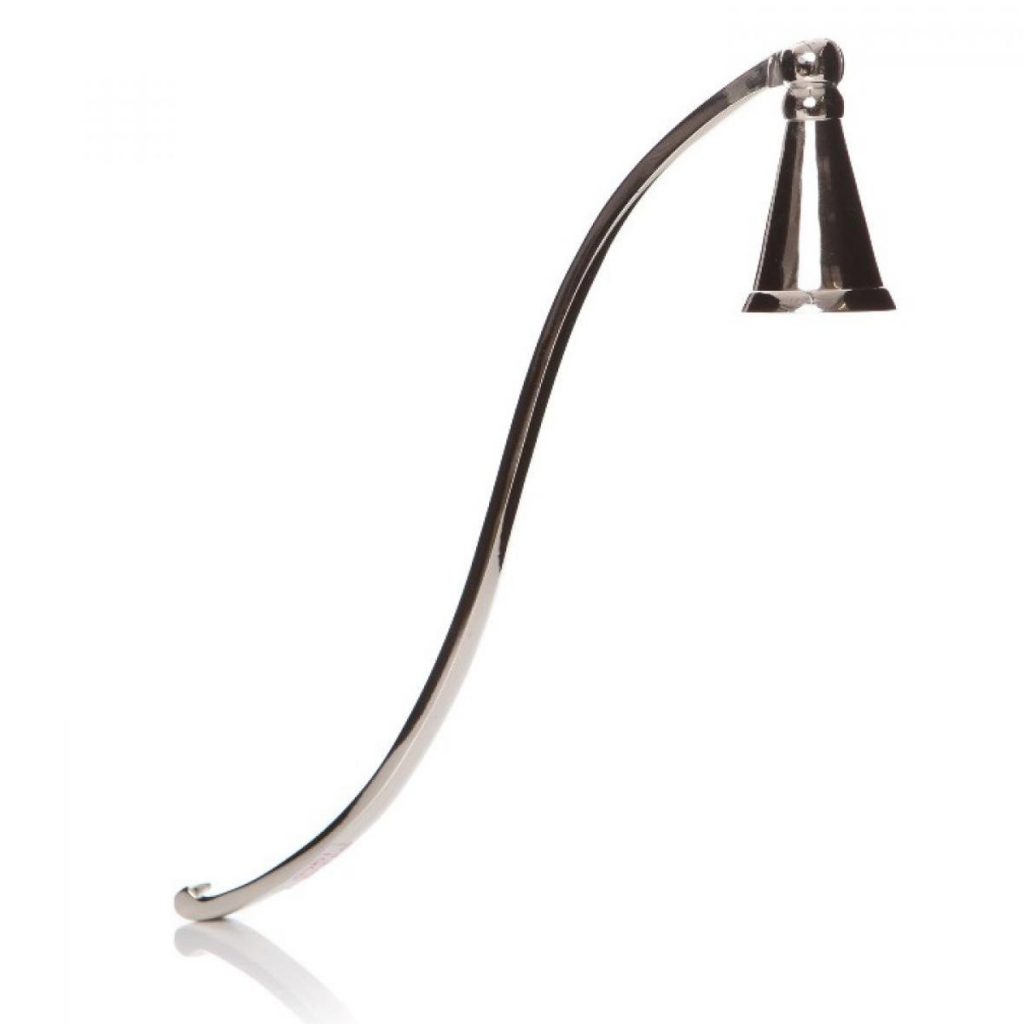 28272_Elegant Curved Aluminium Metal Candle Snuffer