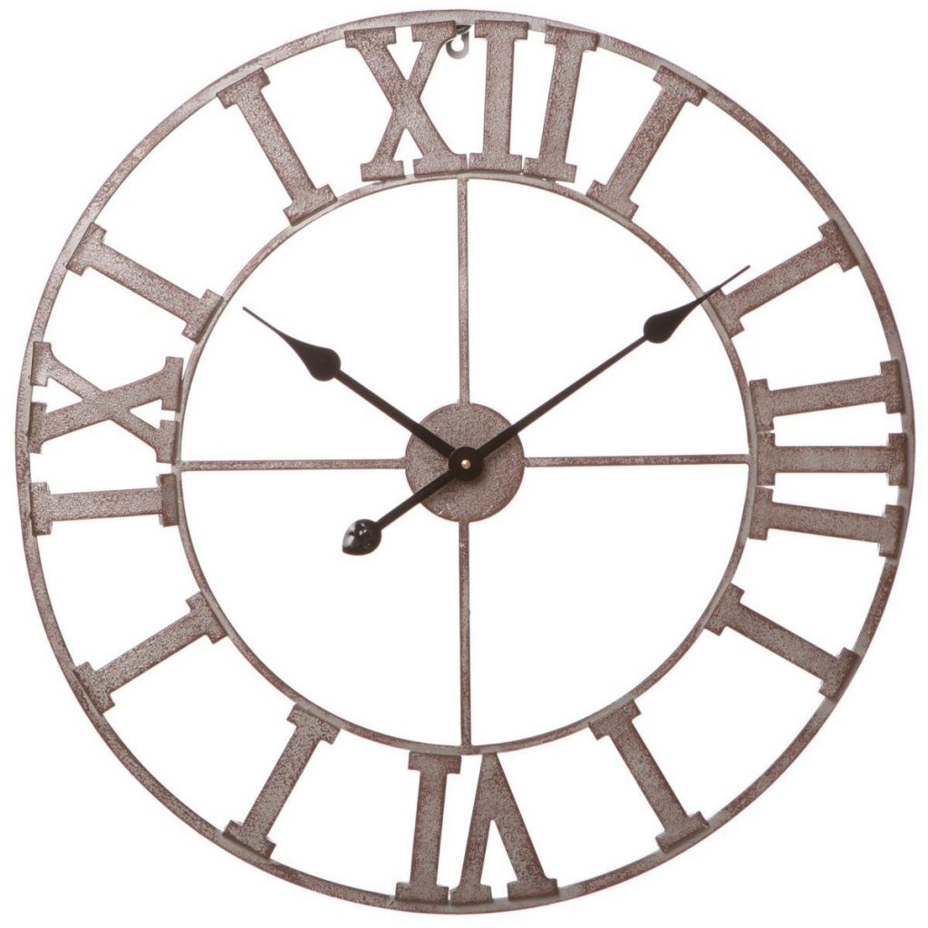 antique-style-roman-numeral-clock-interior-flair