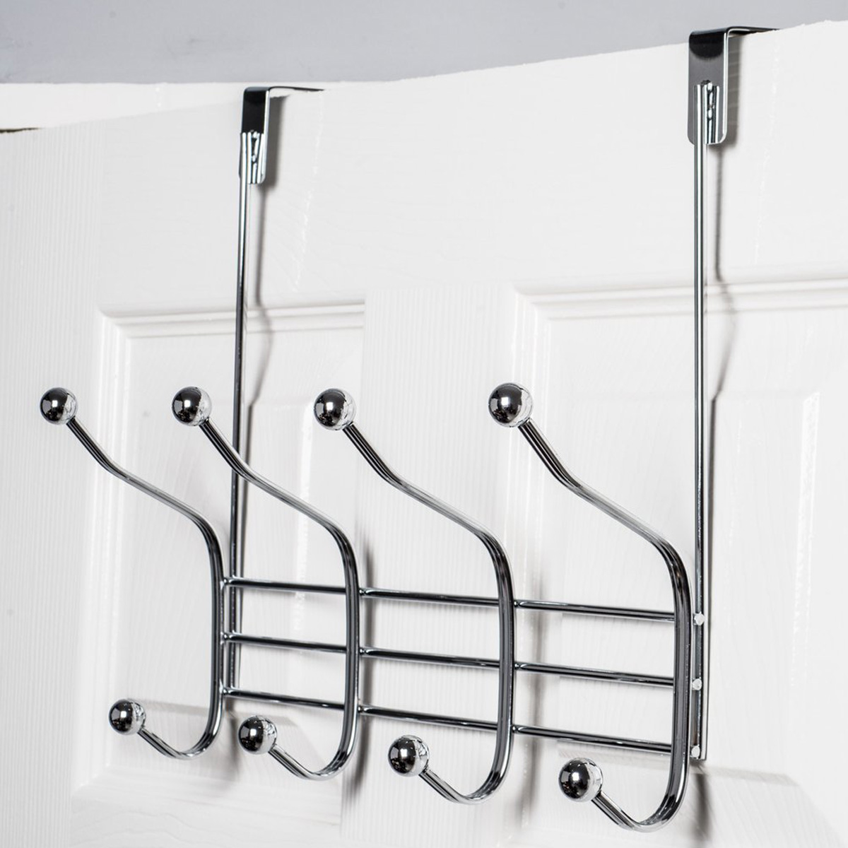 Living & Co Over The Door Hook Chrome Silver Silver