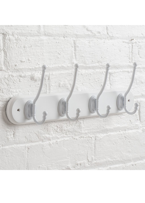 M900920_a_Elegant French Grey Sturdy Coat Hook Rack Double Metal Acorn Hooks