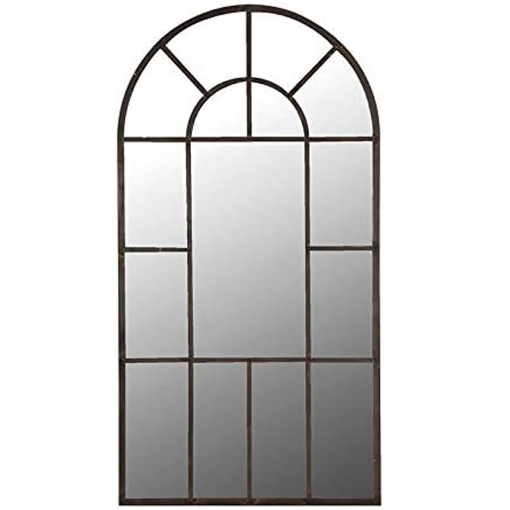 STN651 Extra Large Elegant Georgian Style Metal Frame Window Mirror …