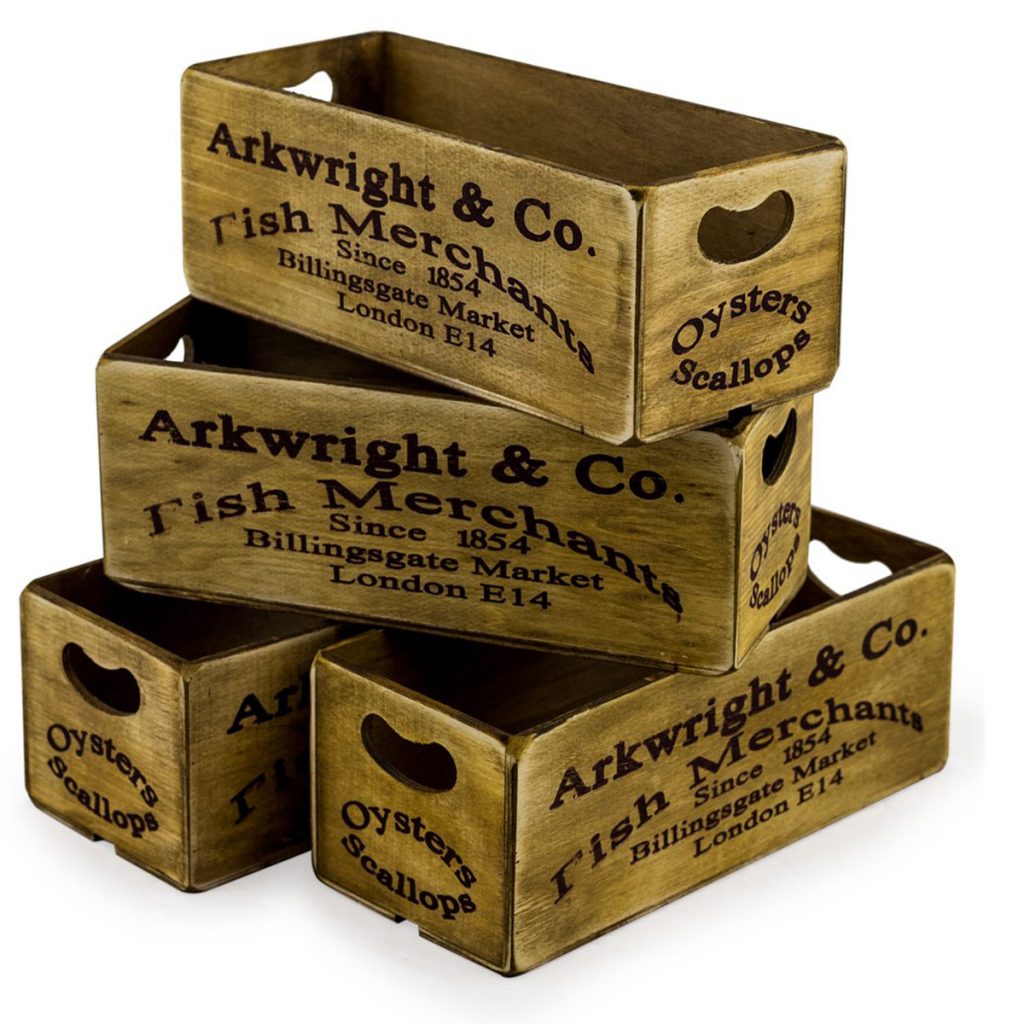 FC28 Vintage Style London Market Crate Box