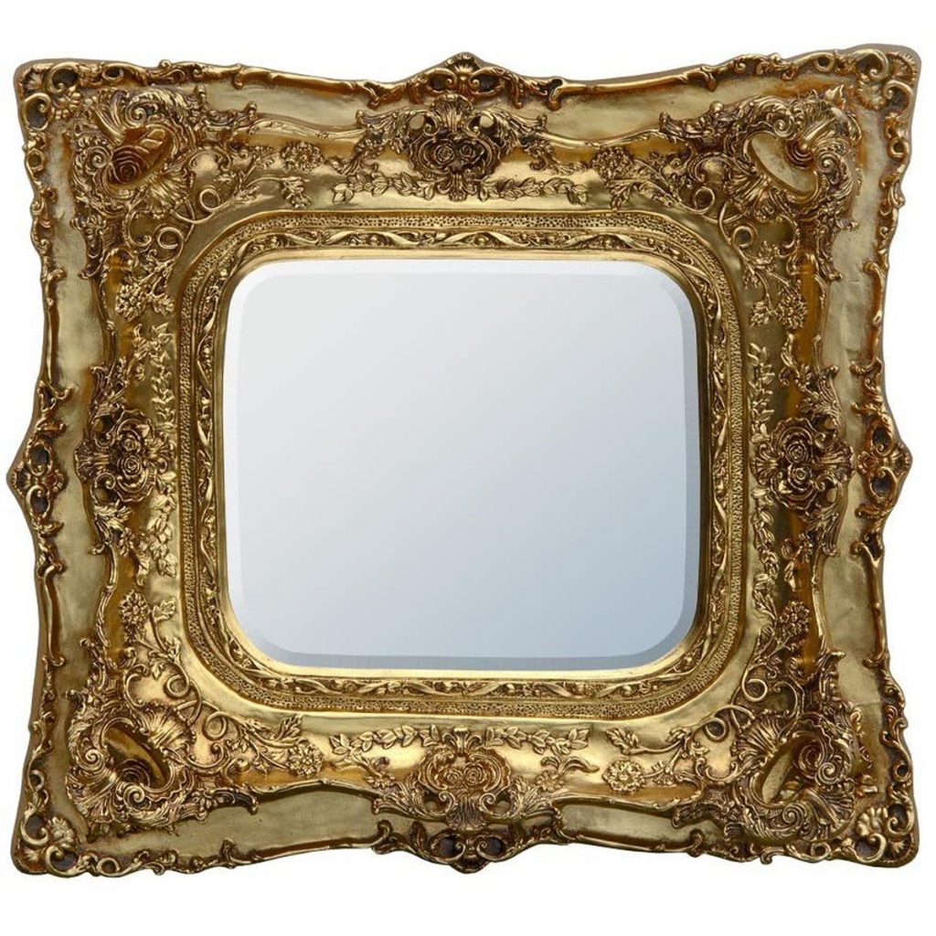 cfr020-gox-90-100 Baroque Style Gold Effect Large Wall Mirror