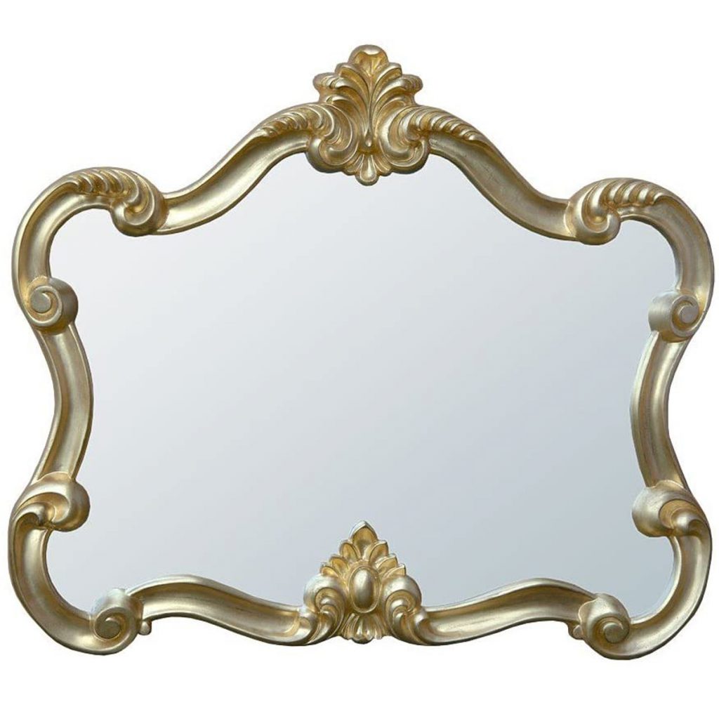 miw-022-go_1 Rococo Style Gold Wall Mirror
