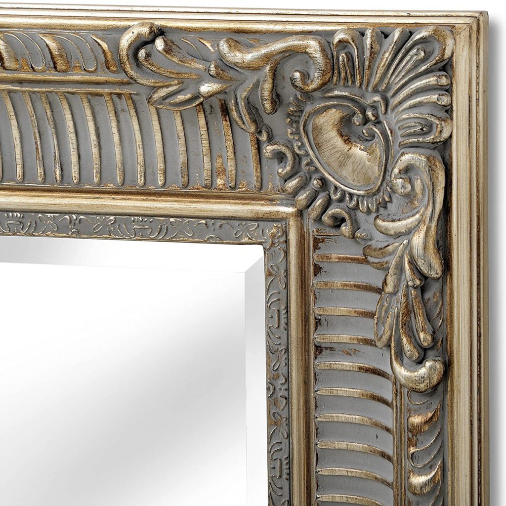 15328-b Large Antique Gold Wall Mirror