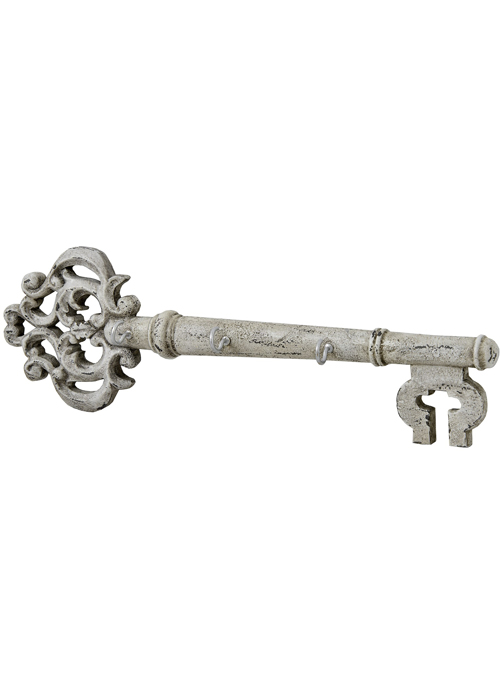 16940 Large Antique Cream Key Hooks