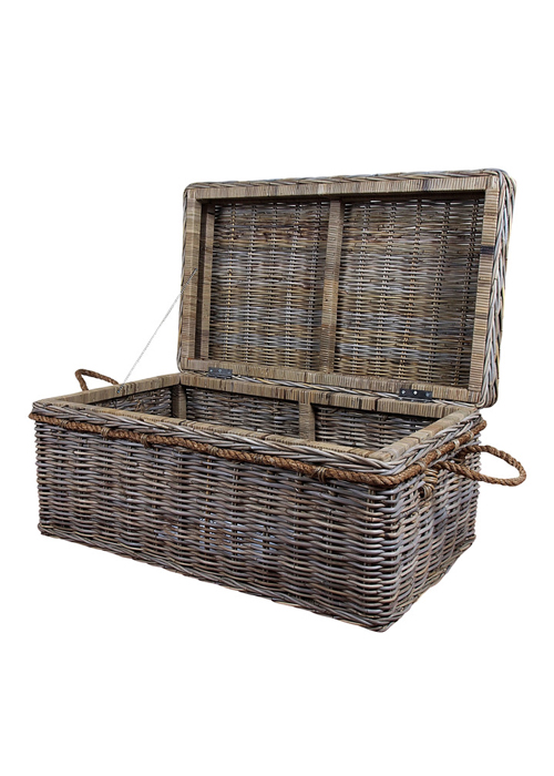 M500401 Hand Woven Rattan Storage Chest Coffee Table a