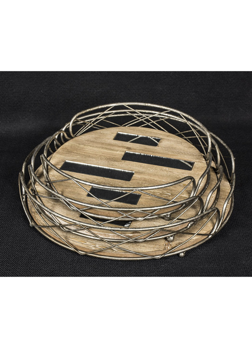 QEL043_1_Mirrored Wooden Nesting Trays Set of 3