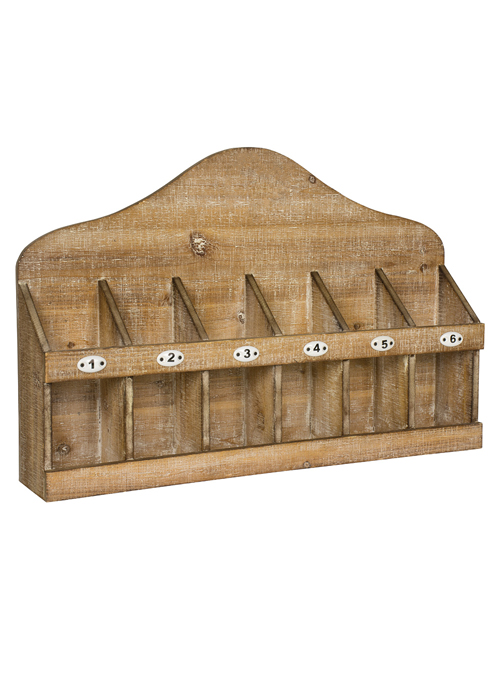 QEL063__Vintage Style Wooden Wine Rack