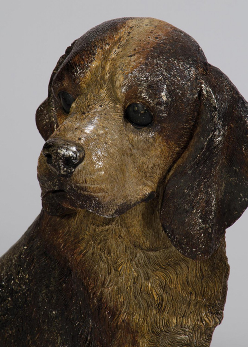 WEL008_1_Large Brown Spaniel Dog Ornament