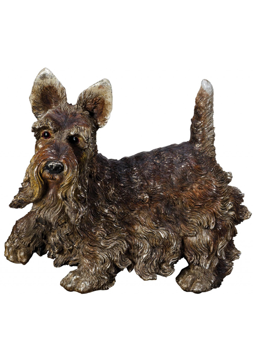 WEL014_Large Brown Scottish Terrier Ornament