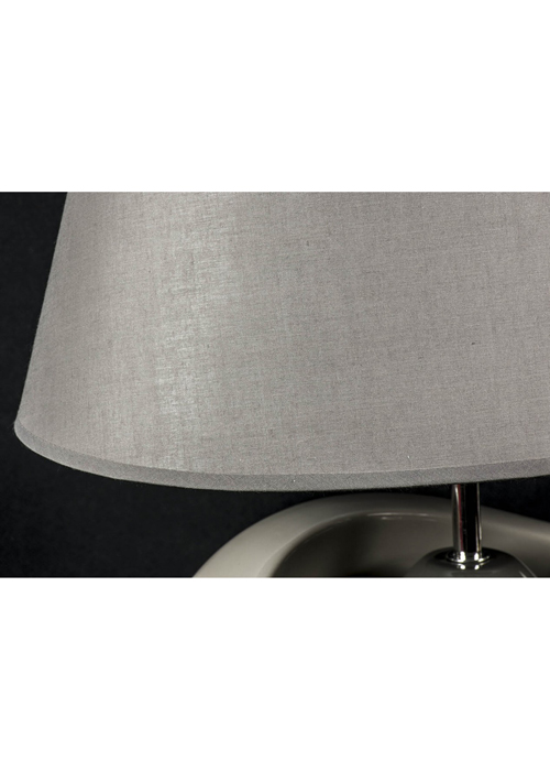 WUD006_4_Grey White Sculptural Table Lamp