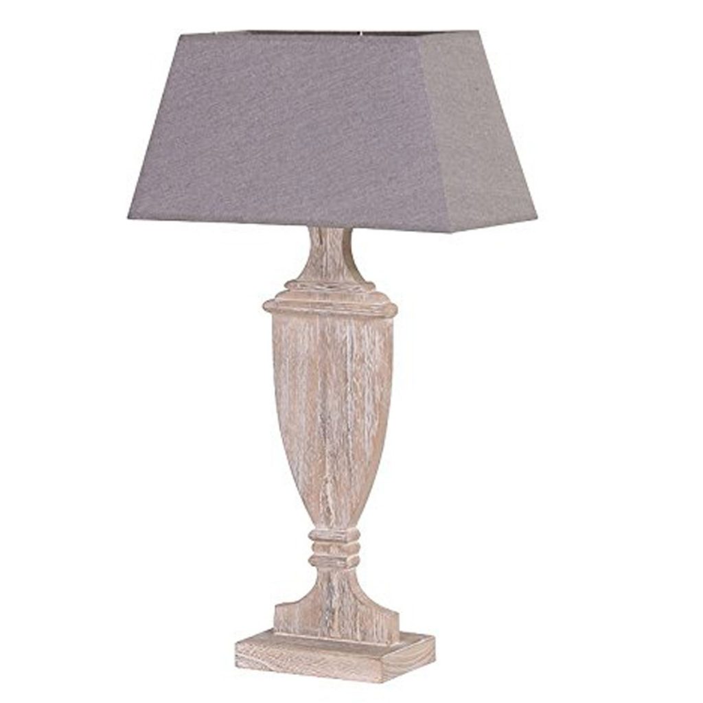 XJW033 Tall Grey Brown Classical Urn Table Lamp