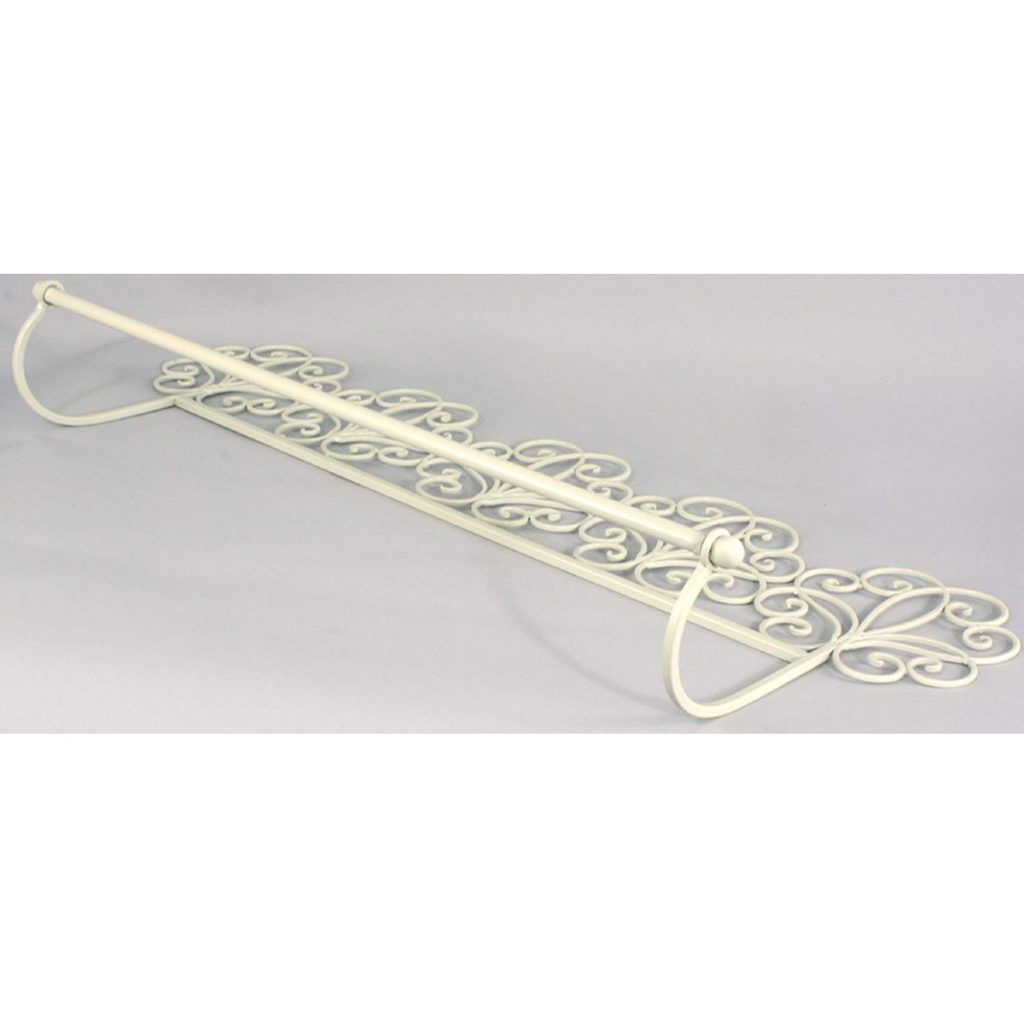 YF1008-1 Antique Cream Scroll Wall Towel Rail