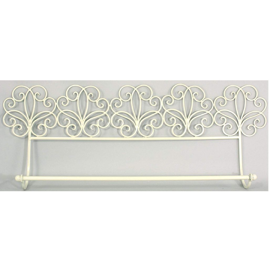 YF1008 Antique Cream Scroll Wall Towel Rail