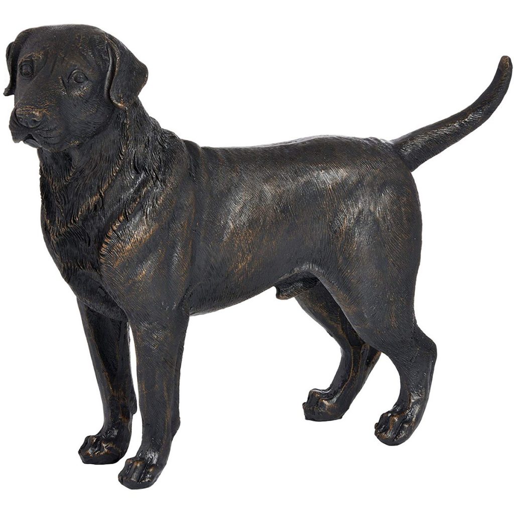 18421 Antique Bronze Labrador Dog Ornament