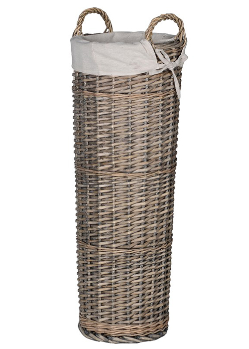 CNG017 Grey Willow Lined Umbrella Stand