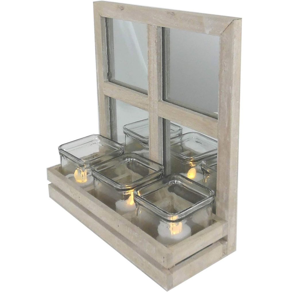 SC034 - 1 Window Box Style Planter Candle Holder