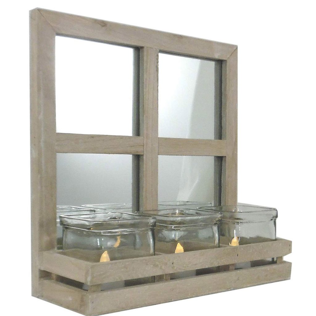 SC034 Window Box Style Planter Candle Holder