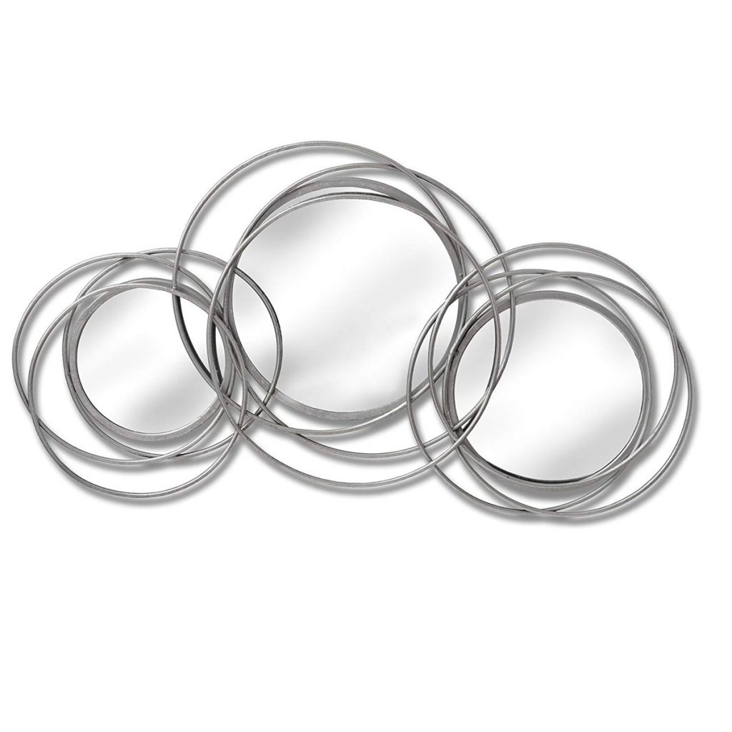 18775 Silver Trio Circle Mirrored Wall Art