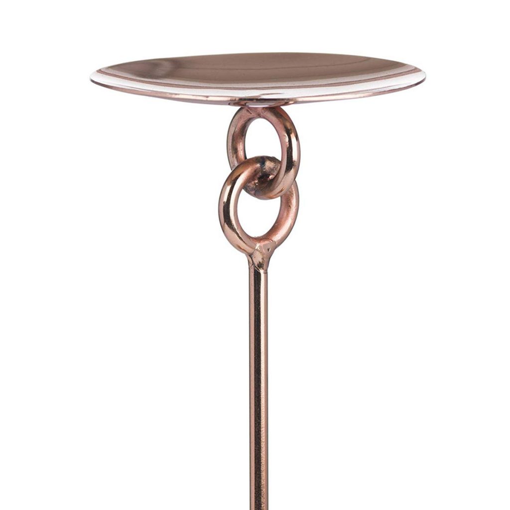 19119-a Chain Link Copper Medium Candle Holder