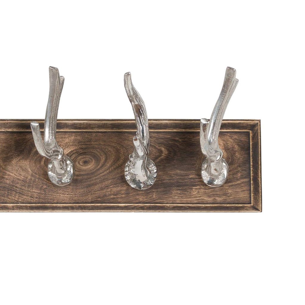 19125-a Country Stag Set 6 Coat Hooks