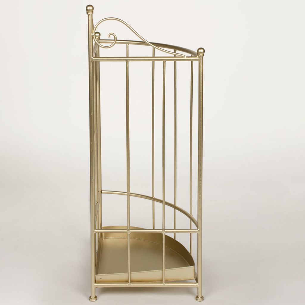 Corner Antique Gold Umbrella Stand b