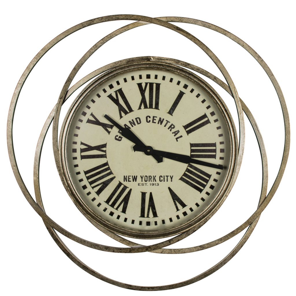 Grand Central Gold Large Wall Clock a