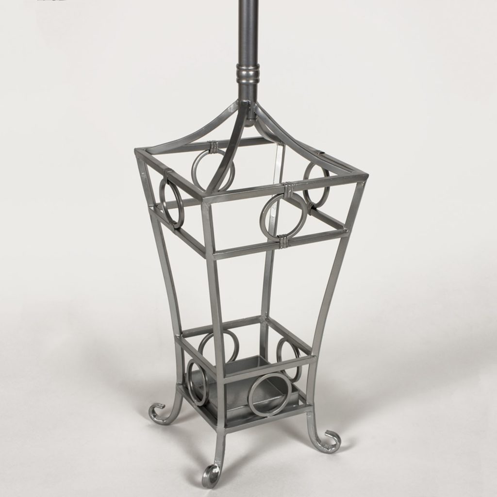 Ornate Silver Free Standing Coat Stand