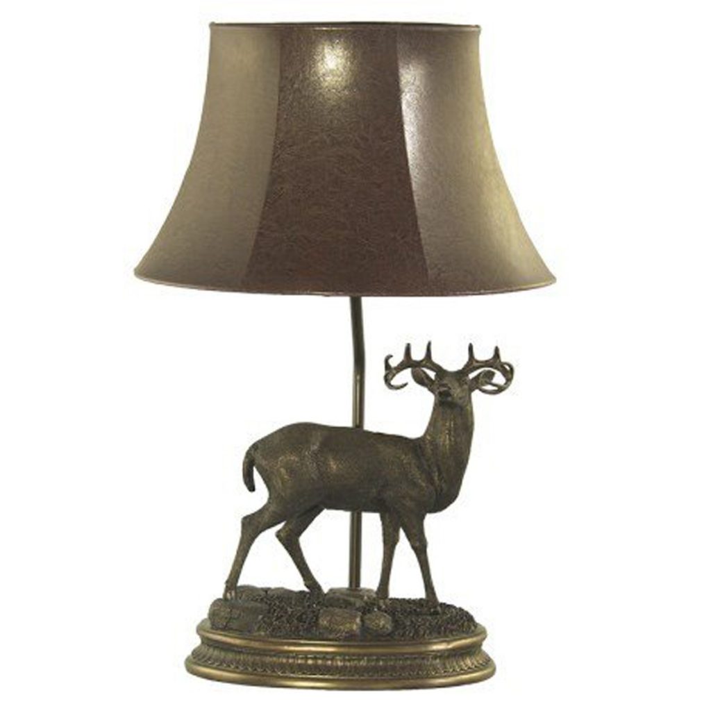 PY036 Country Style Stag Lamp With Shade