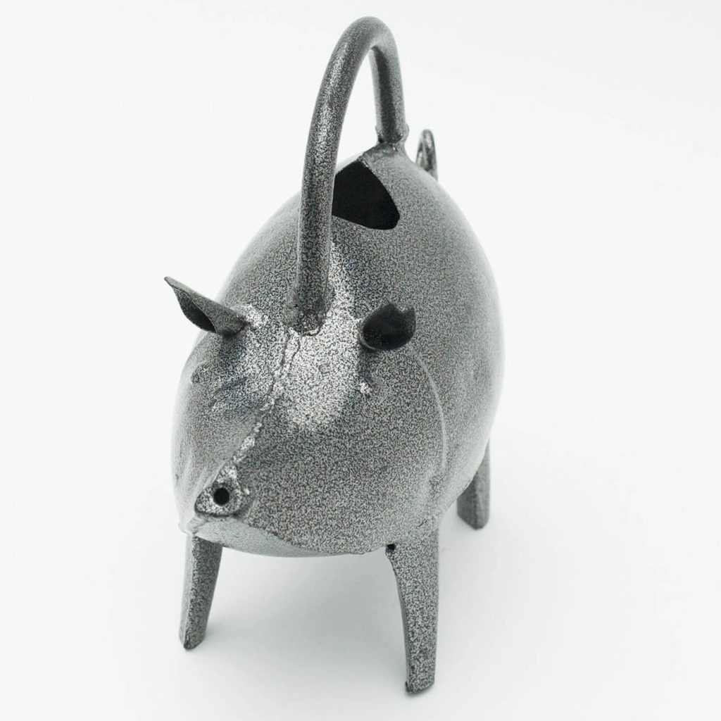 Unique Country Pig Metal Watering Can d