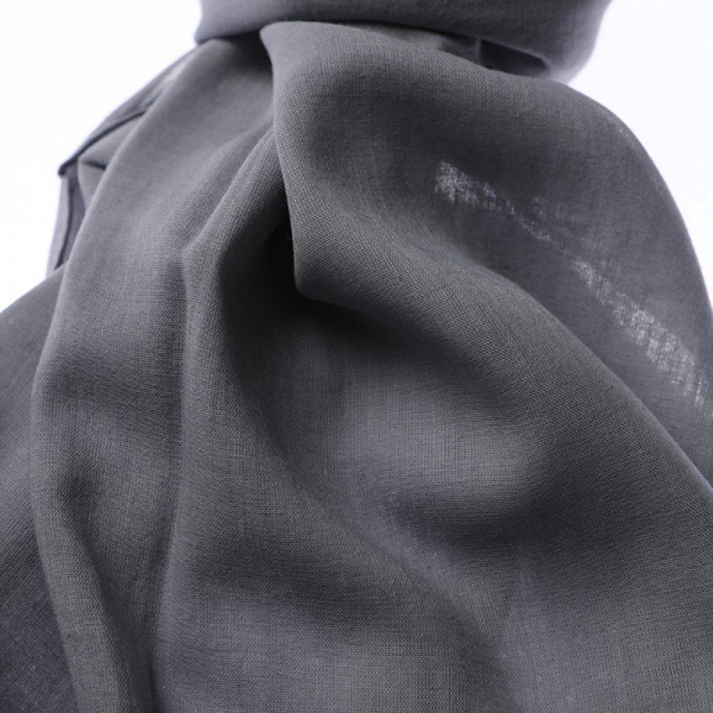 48119_1 Soft Grey Blue Sheer Fabric Fashion Scarf