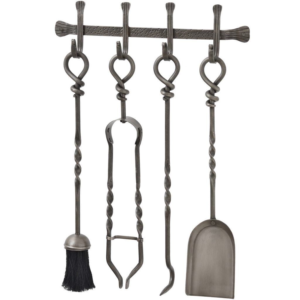 17285 Black Grey Fireside Wall Mounting Tool Set