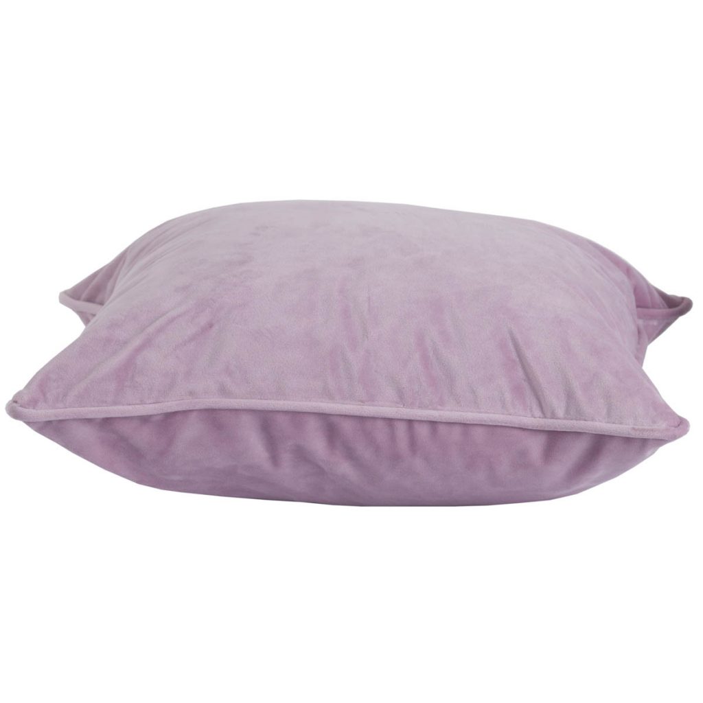 19343-a Pale Pink Velvet Cushion with Inner