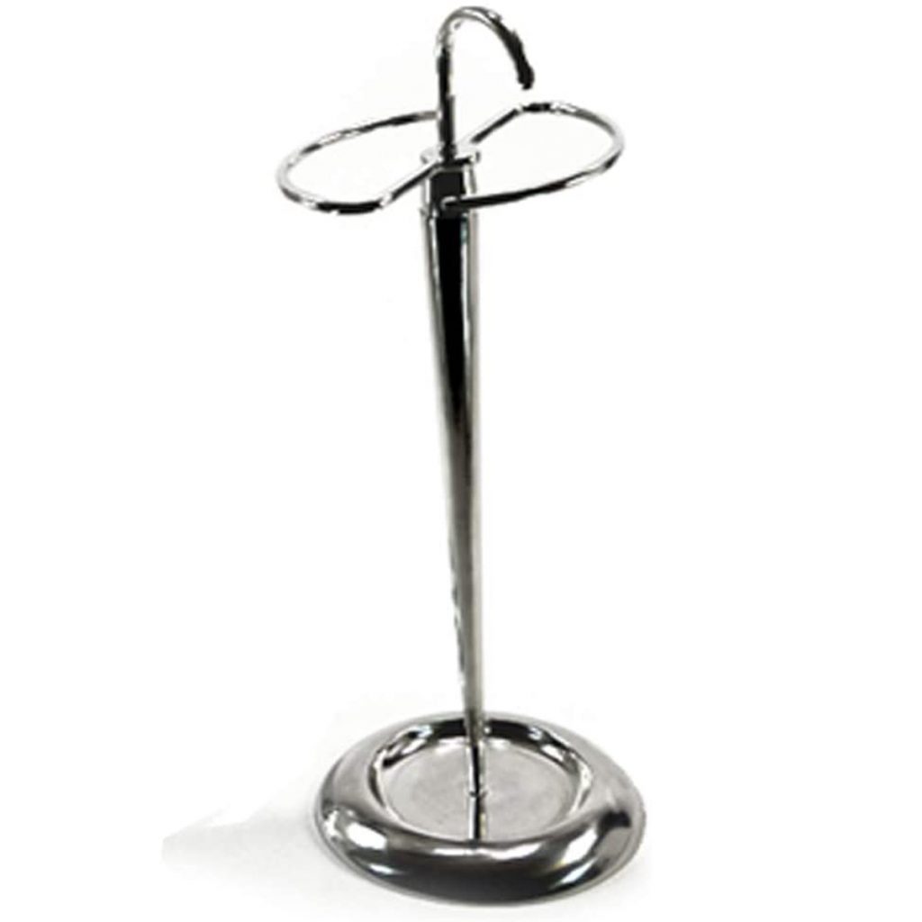 Elegant Silver Metal Umbrella Stand