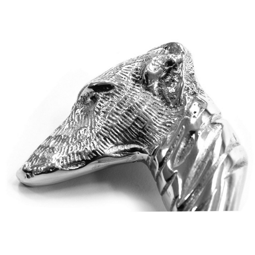 Silver Whippet Lurcher Dog Shoe Horn