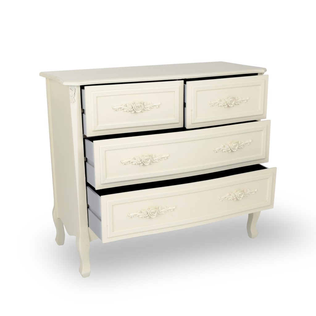 tgf-223-wh_02_3 Ornate Soft White Chest of Drawers