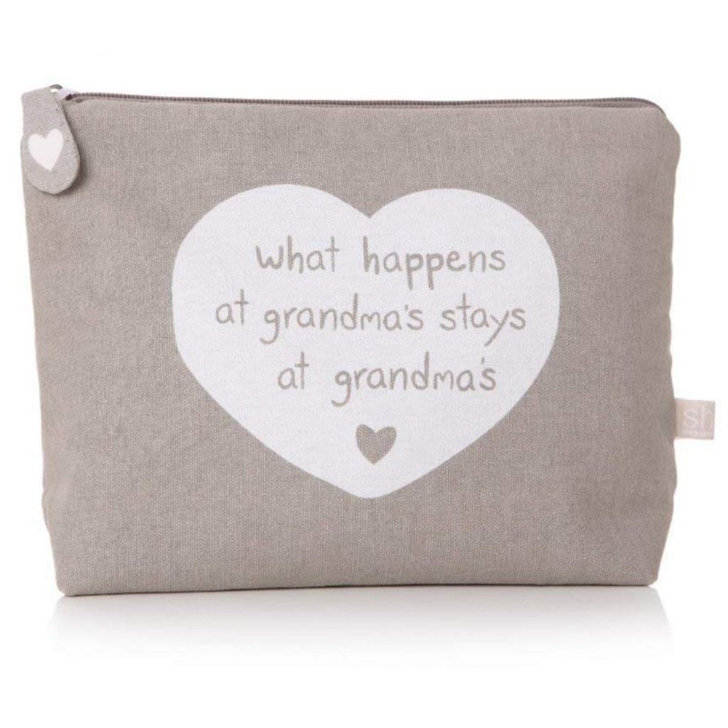 What Happens at Grandma’s Cosmetics Bag