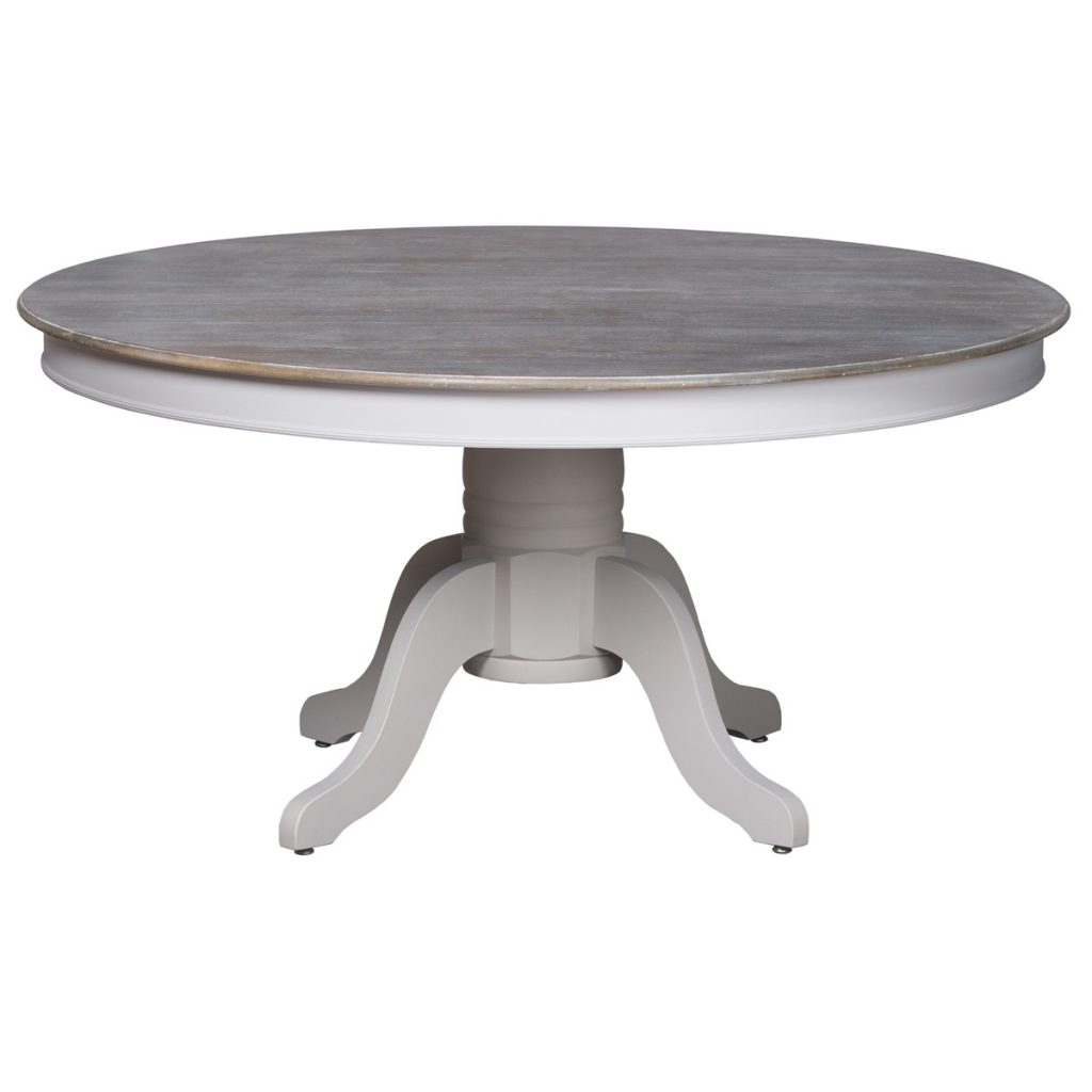 18887 Large Classic Grey Dining Round Table