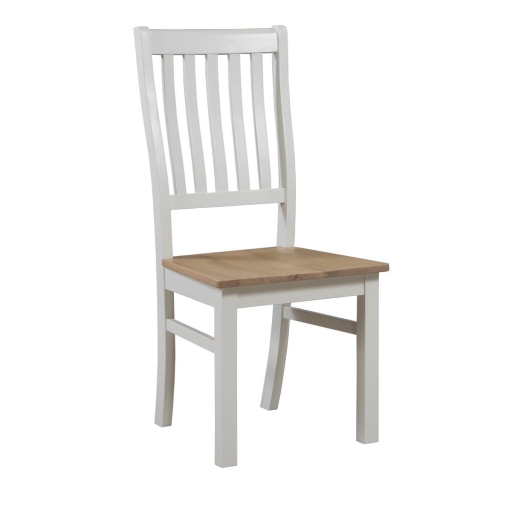 19330 Contemporary Farmhouse White Dining Chair