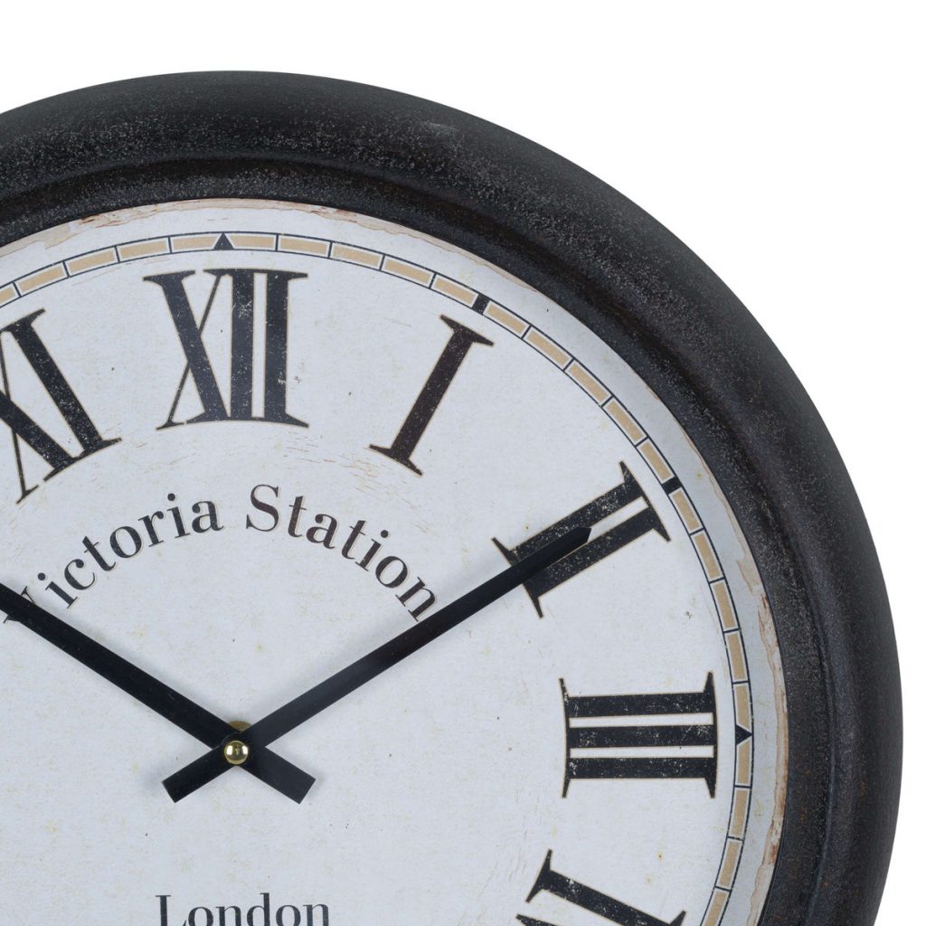 19481-a Vintage Style London Victoria Wall Clock