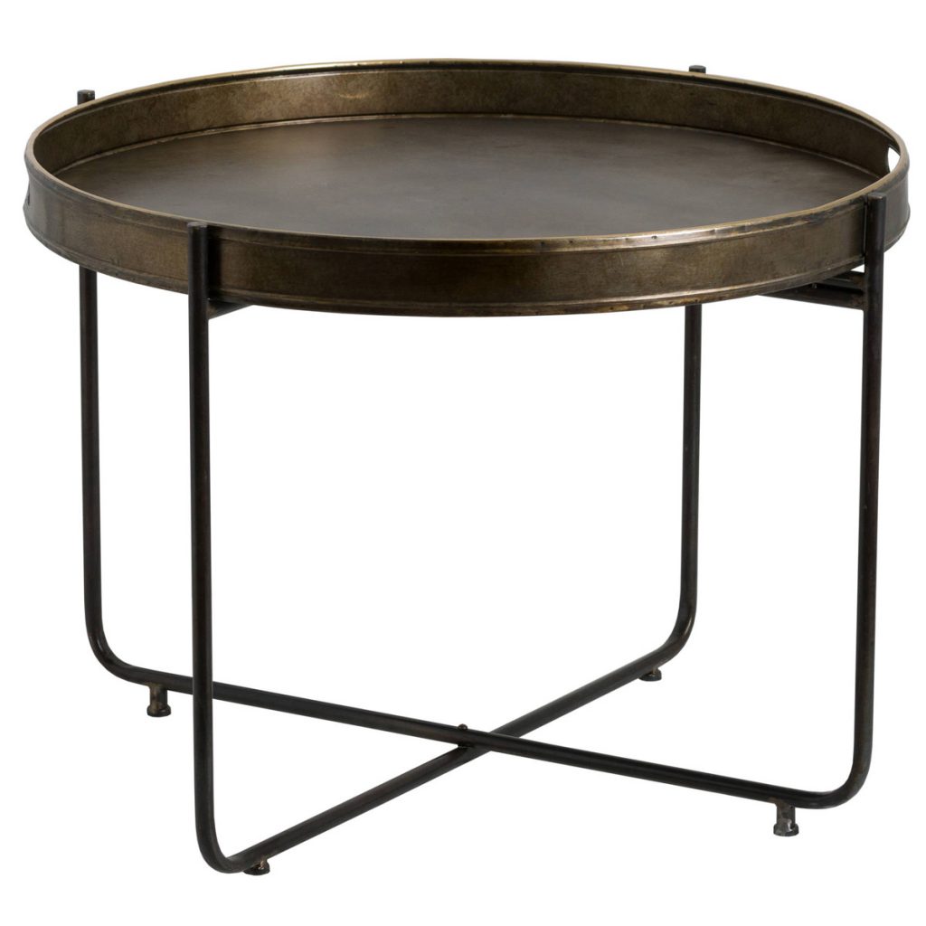 19697 Antique Bronze Removable Tray Table